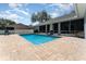 Beautiful backyard with a refreshing private pool, perfect for relaxing and entertaining at 1610 Sherwood Lakes Blvd, Lakeland, FL 33809