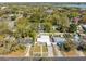 An aerial view of the property showing it's location in a quiet residential neighborhood at 1616 Huntington St, Lakeland, FL 33801