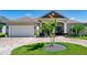 Inviting home featuring a brick-paved driveway and walkway, leading to a welcoming front entrance at 3249 Pearly Dr, Lakeland, FL 33812