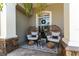 Cozy front porch featuring comfortable egg chairs and stylish decor for relaxing outdoors at 3249 Pearly Dr, Lakeland, FL 33812