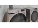 Modern laundry room with newer Samsung washer and dryer at 623 Grove St, Winter Haven, FL 33881