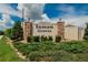 Welcome to Inman Groves! Community entrance sign with stone pillars and manicured landscaping at 623 Grove St, Winter Haven, FL 33881