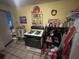 Cozy kitchen featuring a black and white oven range at 7175 Se 123Rd Pl, Belleview, FL 34420