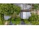 Aerial view of the property highlighting the roof, yard, and surroundings at 530 S Eola Dr, Orlando, FL 32801