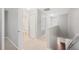 Upstairs hallway with carpet floors at 4034 Winding Vine Dr, Lakeland, FL 33812