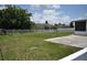 Large backyard with a white vinyl privacy fence at 3629 Welsh Way, Lakeland, FL 33813