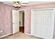 Bedroom featuring closet and ceiling fan at 3629 Welsh Way, Lakeland, FL 33813