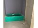 Unfinished bathroom featuring a green bathtub, ready for personalization and finishing touches at 2244 Broadbrook Drive, St Cloud, FL 34771