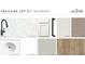 Image displays the building materials that will be used in the home's construction and finishing at 2244 Broadbrook Drive, St Cloud, FL 34771