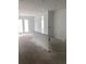 Unfinished kitchen with open concept floor plan and doors that lead to outside at 2373 Broadbrook Drive, St Cloud, FL 34771