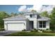 Charming single-story home with a two-car garage and neutral-colored exterior, complemented by lush landscaping at 852 Arbor Green Trl, St Cloud, FL 34771