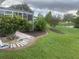 Well-manicured lawn and decorative landscaping define this yard at 2514 Sage Dr, Kissimmee, FL 34758