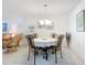 Open floor plan with a dining room and living area at 1415 Ocean Shore Blvd # 309, Ormond Beach, FL 32176