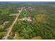 Aerial view showing home's location on a large lot at 32200 Ponderosa Ave, Deland, FL 32720