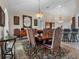 Formal dining room featuring a wooden table and rich decor at 32200 Ponderosa Ave, Deland, FL 32720