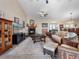 Cozy living room with fireplace and comfortable furniture at 32200 Ponderosa Ave, Deland, FL 32720