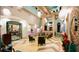 Bright lobby with vaulted ceilings, elegant chandeliers, and comfortable lounge seating at 505 Ocean Course Ave # 505, Davenport, FL 33896