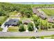 Aerial view of single-Gathering home with pool and lake view at 227 Fort Florida Rd, Debary, FL 32713