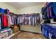 This is a huge walk-in closet and organizing system for the storage of clothing and other personal items at 309 Chesham St, Ormond Beach, FL 32174