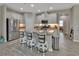 Modern kitchen with stainless steel appliances and island at 257 Ancona Ave, Debary, FL 32713