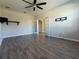 Spacious office with ceiling fan and hardwood floors at 257 Ancona Ave, Debary, FL 32713