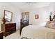 Bedroom with a king-size bed and ample closet space at 210 Brookgreen Way, Deland, FL 32724