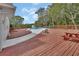 Spacious deck area with pool access, creating a seamless indoor-outdoor living experience at 1440 Arroyo Vista Dr, Deland, FL 32724