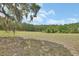 Expansive grassy lot, presenting a serene and open space with mature trees beyond the homesite at 1440 Arroyo Vista Dr, Deland, FL 32724
