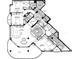 Detailed floor plan showcasing the layout of the residence including bedrooms, living spaces, and balconies at 3703 S Atlantic Ave # 501, Daytona Beach Shores, FL 32118