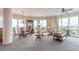 Bright living room with plenty of seating and spectacular views at 3703 S Atlantic Ave # 501, Daytona Beach Shores, FL 32118
