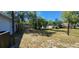 Expansive backyard space with mature trees, offering plenty of room for outdoor activities and relaxation at 250 Hickory Ave, Orange City, FL 32763