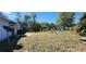 Expansive backyard with a playset and mature trees, offering ample space for outdoor activities and relaxation at 250 Hickory Ave, Orange City, FL 32763