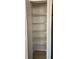 The kitchen features a walk in pantry with steel shelving for plenty of storage at 250 Hickory Ave, Orange City, FL 32763