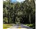 Scenic road lined with lush trees and Spanish moss at 110 Cypress Woods Ct # 7D, Deltona, FL 32725