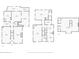 Floor plans showing the layout of all three floors of the property with room dimensions at 900 Riverside Dr, Daytona Beach, FL 32117