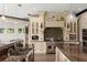 Gourmet kitchen features custom cabinets, high-end stainless steel appliances, and spacious countertops at 4 Broad Creek Cir, Ormond Beach, FL 32174