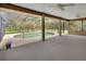 Screened pool area with brick flooring at 105 Scenic Magnolia Dr, Deland, FL 32724