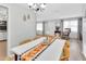 Dining room with autumn decor and a large table at 714 E Michigan Ave, Deland, FL 32724