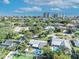 Aerial view of single-Gathering home near the beach at 4430 Doris Dr, New Smyrna Beach, FL 32169