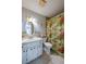 Clean bathroom with a vanity and shower/tub combo at 4851 Orange Ave, Port Orange, FL 32127