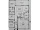 Detailed floor plan showcasing the layout of the home, including bedrooms, kitchen, and living spaces at 1227 Victoria Hills, Deland, FL 32724