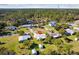Expansive aerial view of a verdant community with lush green landscaping and beautiful single Gathering homes nestled among mature trees at 1437 Colin Kelly Ave, Daytona Beach, FL 32124