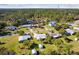 Expansive aerial view of a verdant community with lush green landscaping and beautiful single Gathering homes nestled among mature trees at 1437 Colin Kelly Ave, Daytona Beach, FL 32124