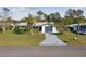 Charming single-story home with a well-manicured lawn, palm tree, and attached garage at 1437 Colin Kelly Ave, Daytona Beach, FL 32124