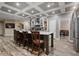 Spacious kitchen featuring a large island, stainless steel appliances, and ample storage at 227 N Putnam Grove Rd, Oak Hill, FL 32759