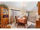 Bright dining area with table and chairs, ready for Gathering meals at 2573 Delaware Rd, Deltona, FL 32738