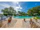 Inviting community pool with ample lounge space at 404 S Beach St # 010 101, Daytona Beach, FL 32114
