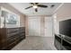 Comfortable bedroom with carpeted floor and ample closet space at 1275 Elkcam Blvd, Deltona, FL 32725
