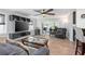 Relaxing living room with access to patio and bar at 1275 Elkcam Blvd, Deltona, FL 32725