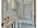 Bathroom with a tub, shower, and vanity sink at 180 Robinson Ln, Seville, FL 32190